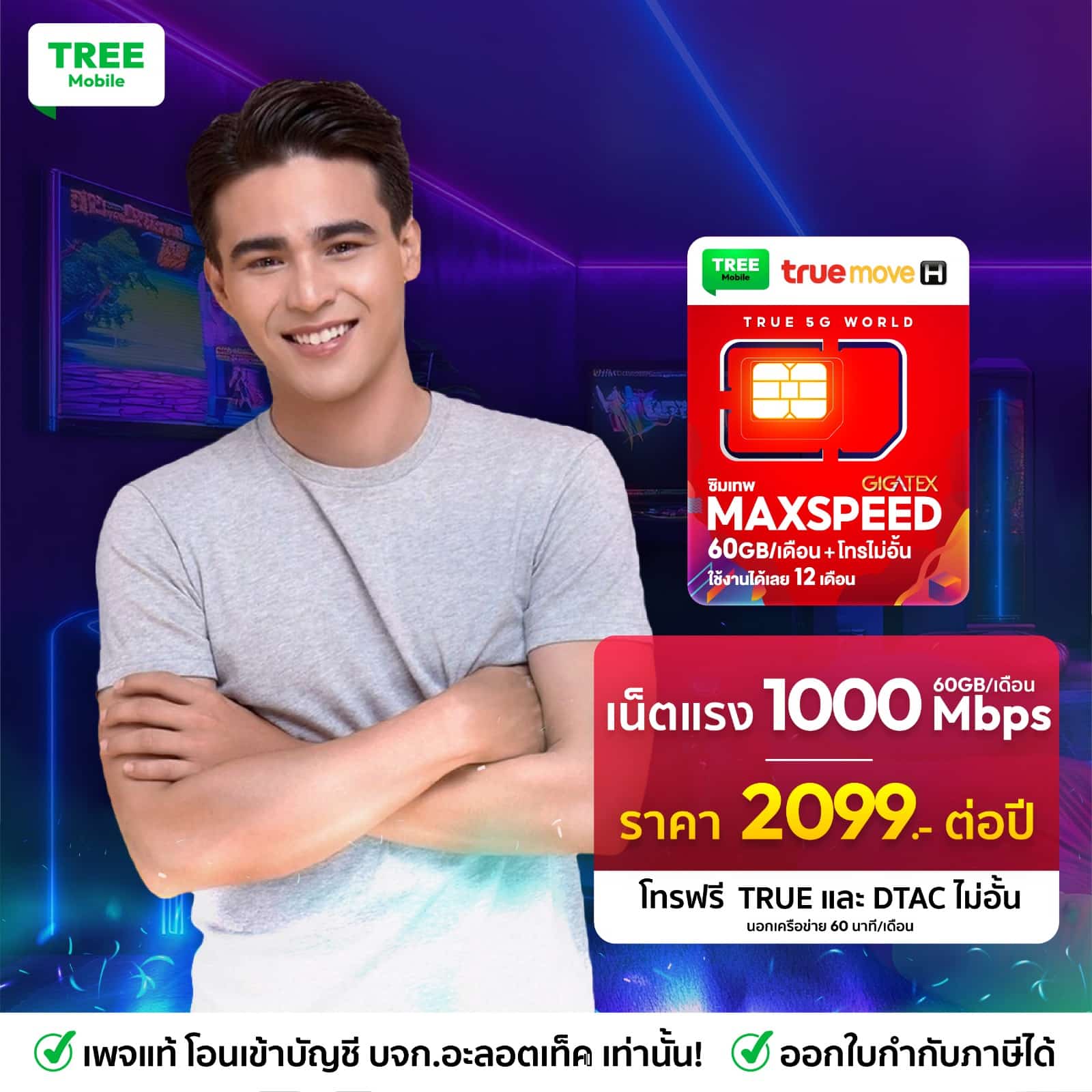 ซิมเน็ตรายปี Maxspeed